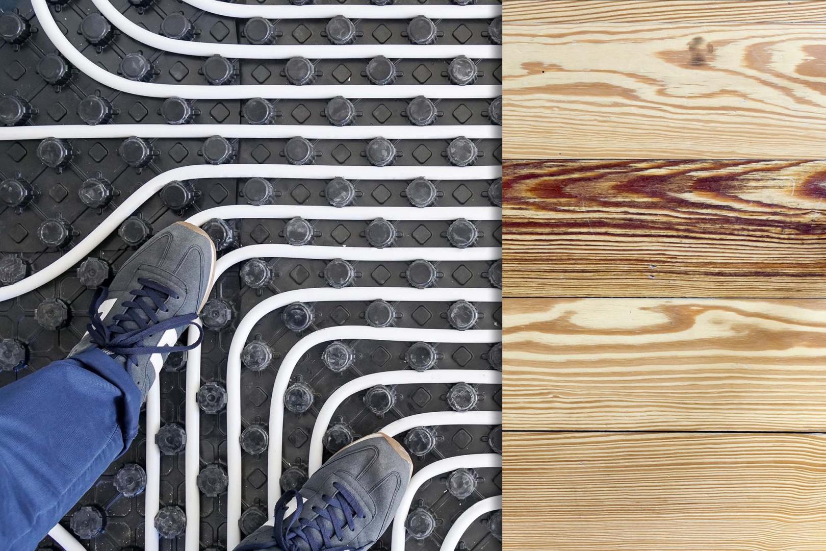 Installation de plancher chauffant Montréal